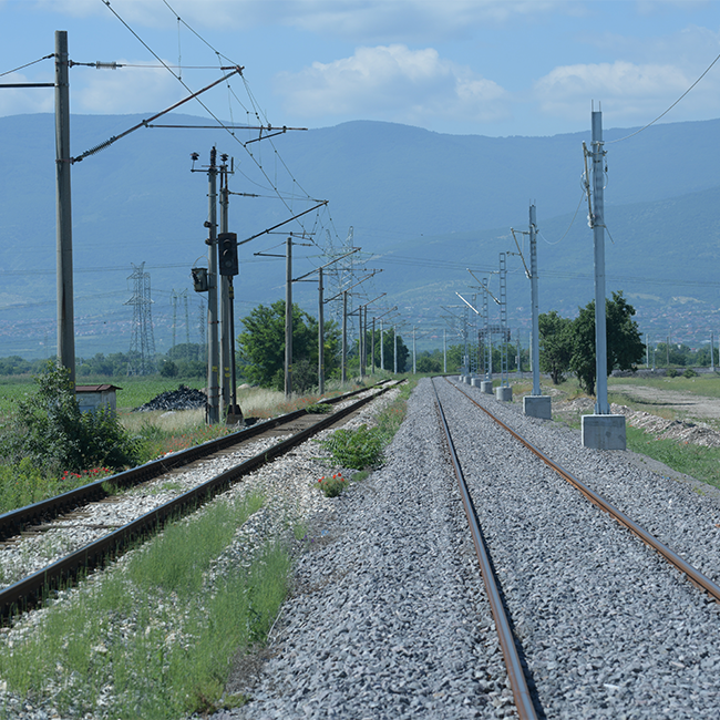 Railway line between "Plovdiv - Krumovo" and "Plovdiv - Skutare".