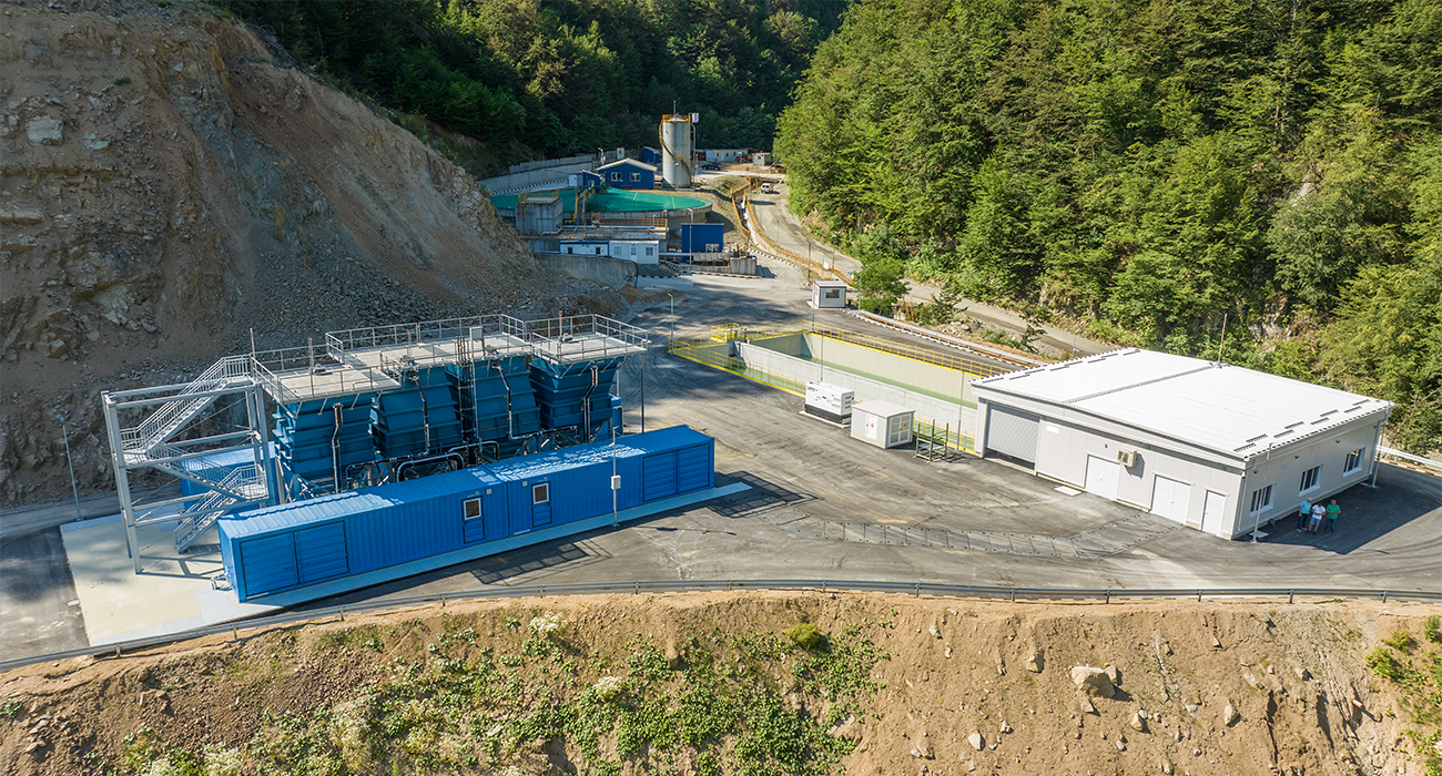 пречиствателна станция за руднични отпадъчни води в рудник Елаците-Мед АД