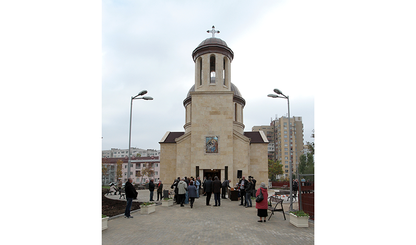 Temple built in Mladost district, Sofia city