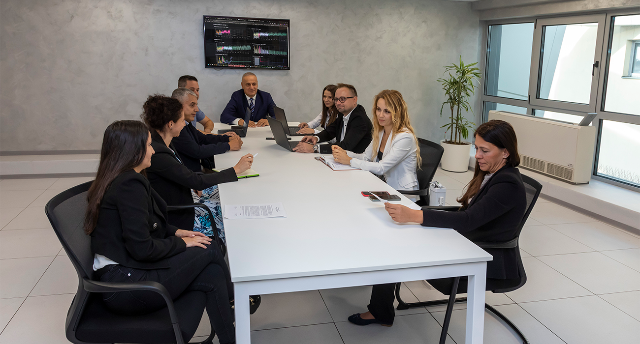 part of the Energeo EOOD team during a work meeting