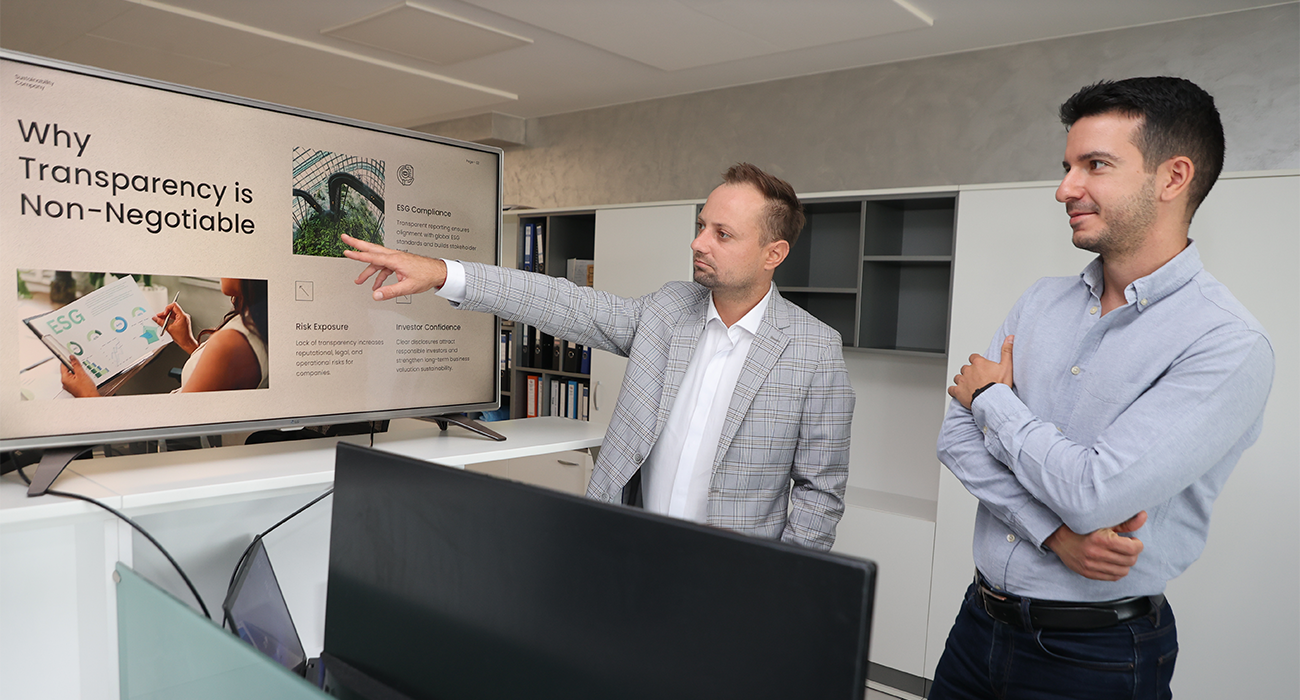 Employees of Energeo EOOD in the office