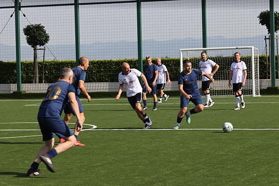 Geotechmin's football team on the field during a game