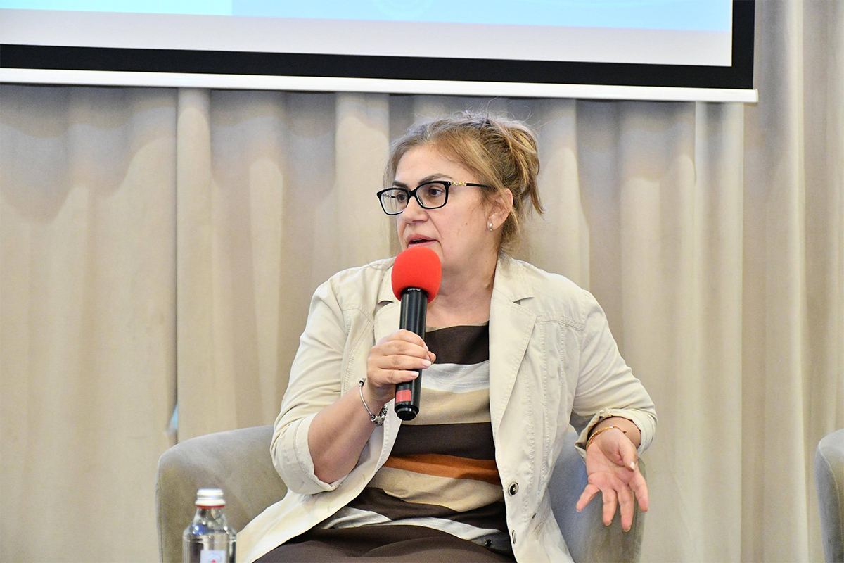 Милена Христова, по време на националната конференция „Образование+. Професионално и дуално“.